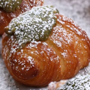 Croissant Matcha Crookie