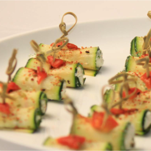 Goat Cheese and Zucchini Wrap